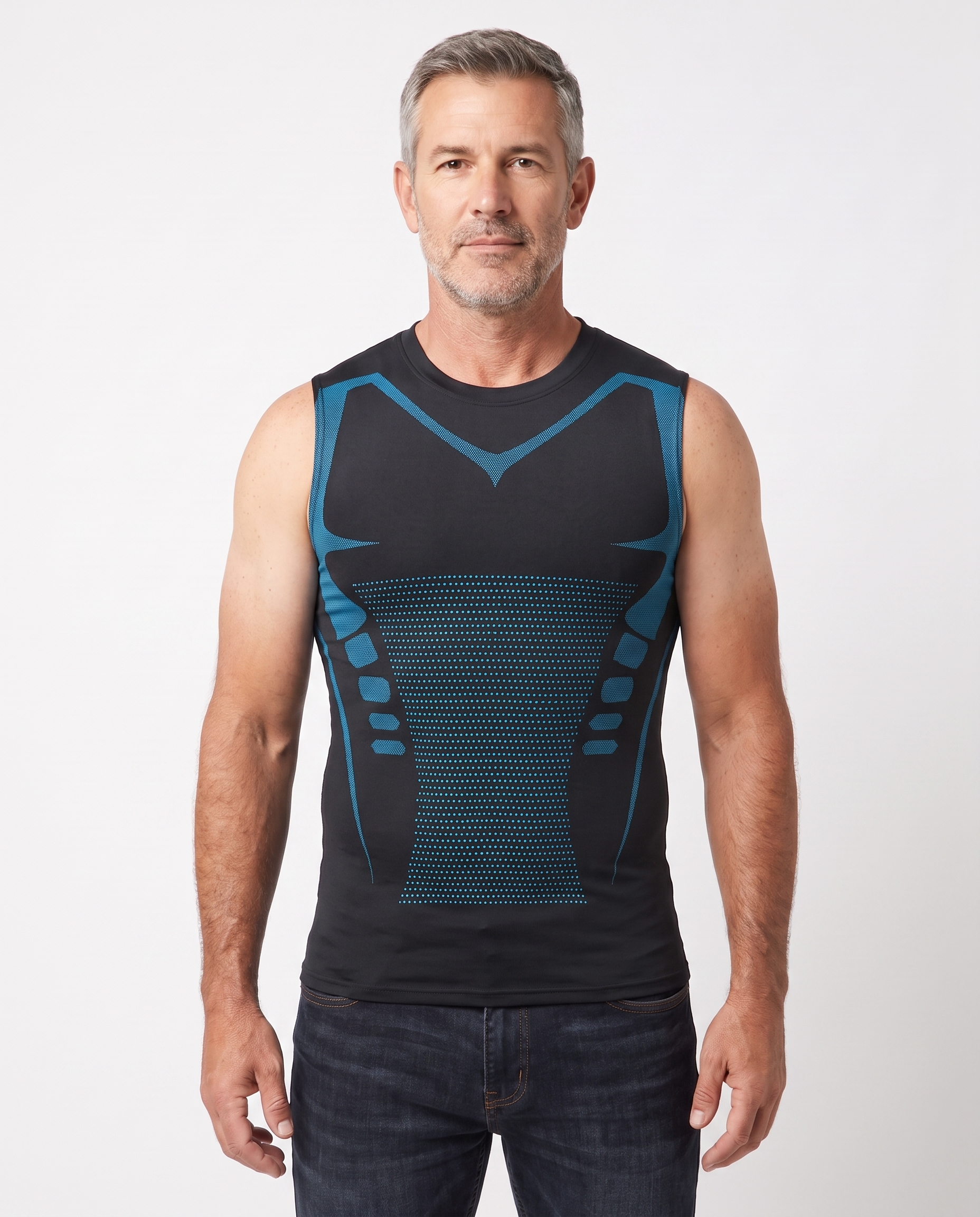 Mansculpt singlet in Black